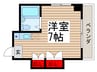 福永ビル 1Rの間取り
