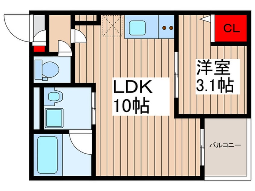 間取図 Jack shimofujisawaⅠ
