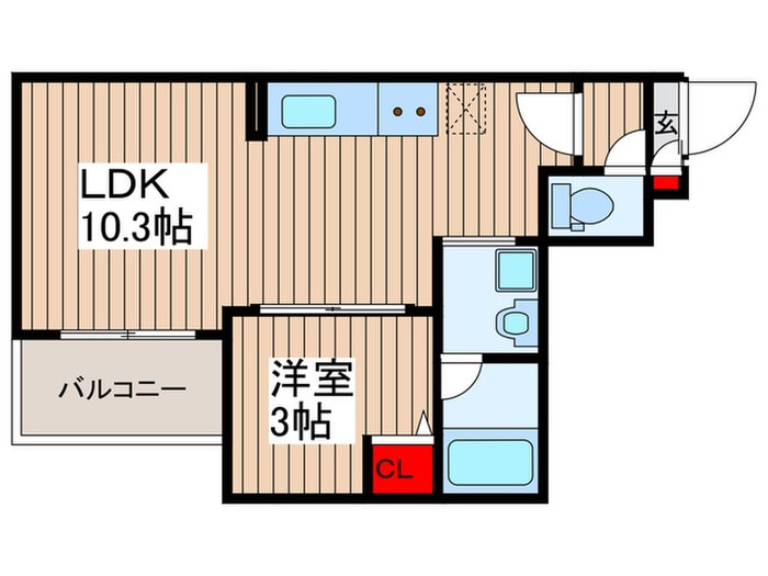 間取り図 Jack shimofujisawaⅠ