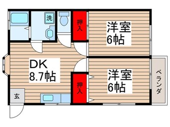 間取図 サンコ－ポ