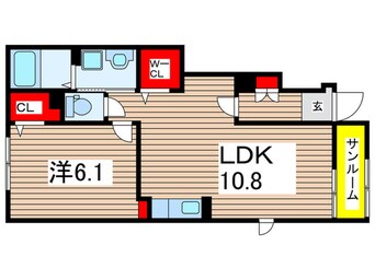 間取図 ソレイユ.F