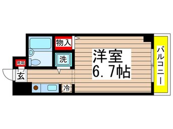 間取図 パレ・ドール検見川（404）