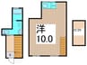 CUBE 1Rの間取り