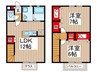 Ｖｉｌｌａｇｅ　Ｌｕｎａ 2LDKの間取り