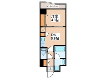 間取図 S-RESIDENCE新宿御苑