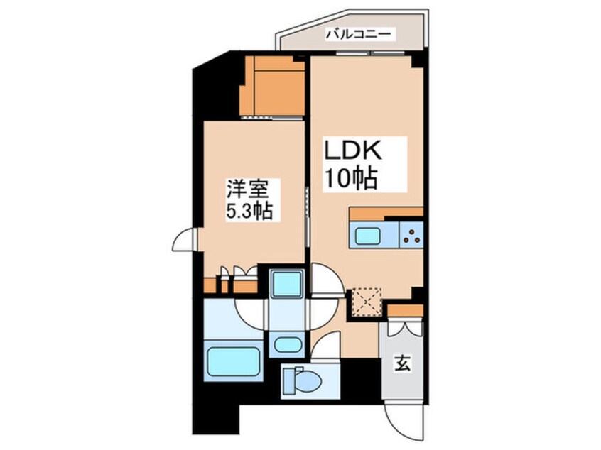 間取図 S-RESIDENCE新宿御苑