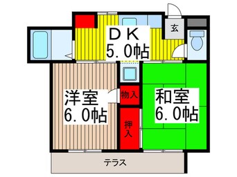 間取図 ウエストタウンハイツ