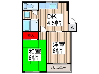 間取図 ウエストタウンハイツ