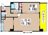 エリュ－デイ船橋本町 1LDKの間取り