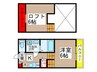 グランステート千葉 1Kの間取り