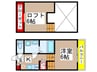 グランステート千葉 1Kの間取り