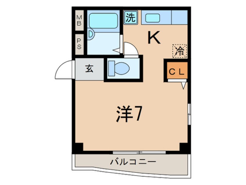 間取図 三軒茶屋ムーハウス