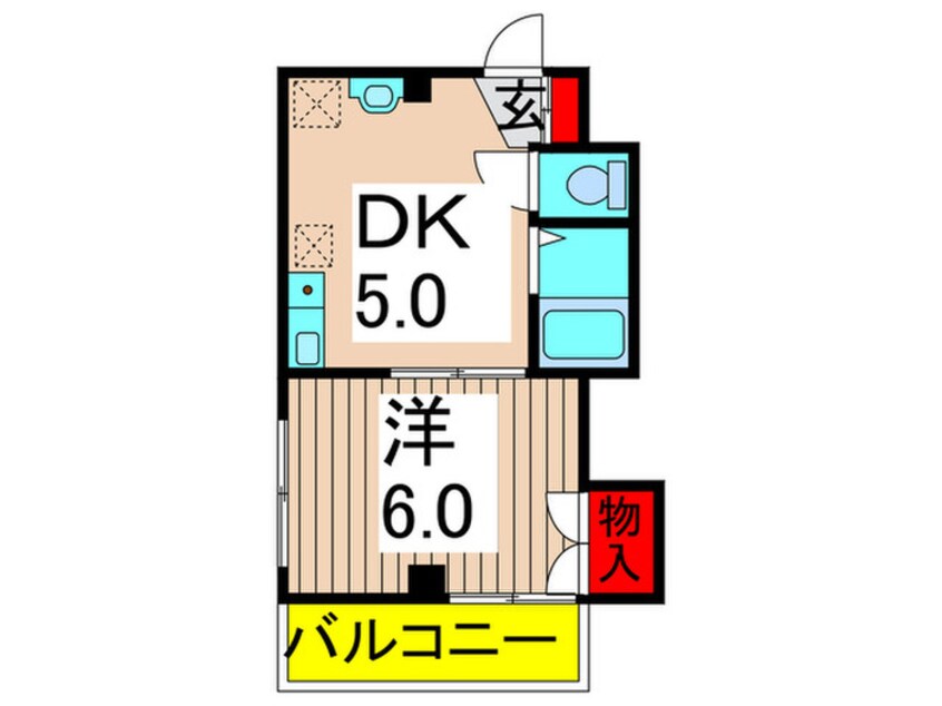 間取図 タイヨ－パレス西綾瀬