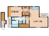 ハウスＫ 1LDKの間取り