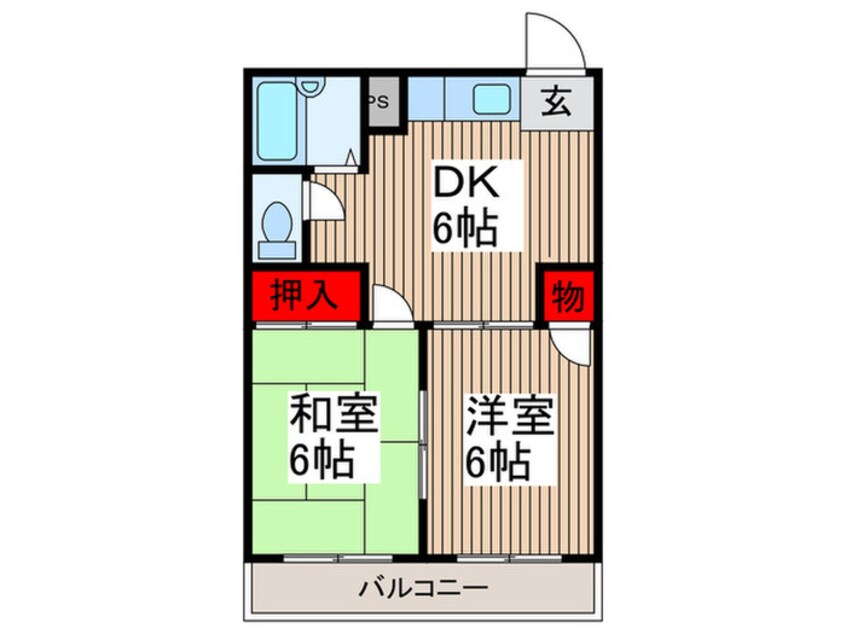 間取図 プラセール南与野