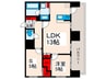 アルブルちとせ尾久駅前 1LDK+Sの間取り