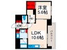 アルブルちとせ尾久駅前 1LDK+Sの間取り