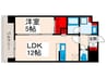 アルブルちとせ尾久駅前 1LDKの間取り