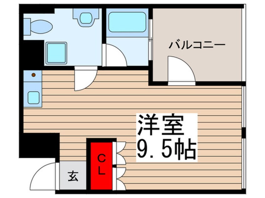 間取図 キャピトル松戸