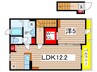 サンヴェール緑町 1LDKの間取り