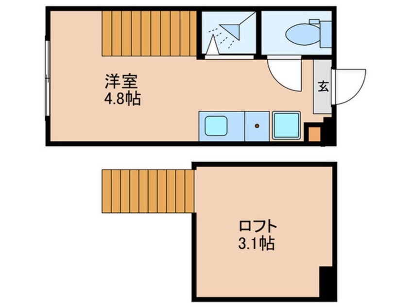 間取図 ハーモニーテラス仲町