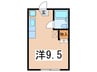 メゾンキュ－ビック 1Rの間取り