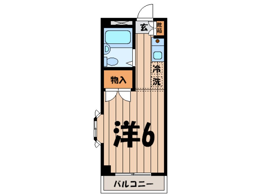 間取図 パルテ－ル・谷