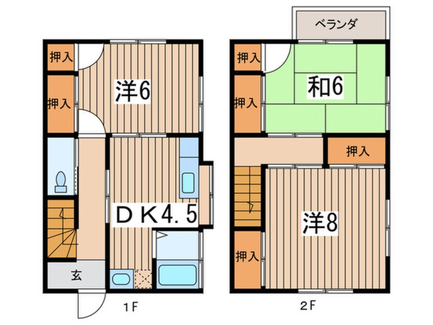 間取図 ヒキノテラス