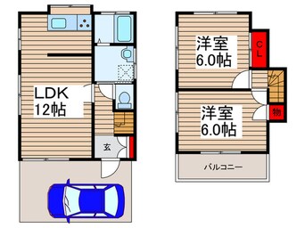 間取図 古民家ビンテージ戸建て高野台