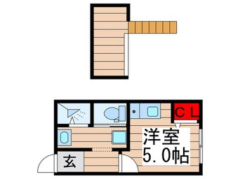 間取図 ＲＯＳＳＯ高柳