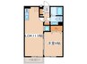 セピアコート 1LDKの間取り