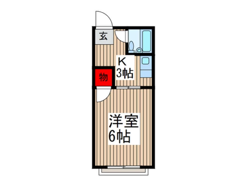 間取図 フルート佳苑Ⅱ