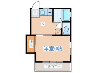 間取図 コ－ポ阿川