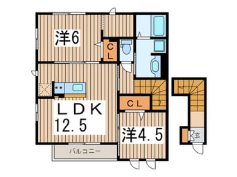 間取図 セジュール上矢部