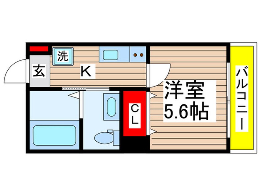 間取図 Ambition検見川