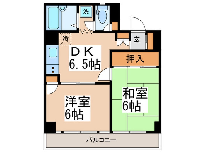 間取り図 ガ－デニア大森