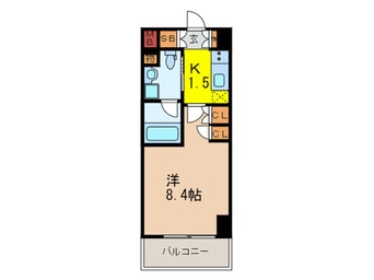間取図 プラウドフラット西早稲田