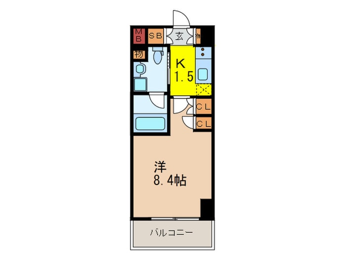 間取り図 プラウドフラット西早稲田