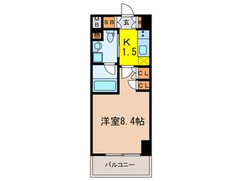 間取図 プラウドフラット西早稲田