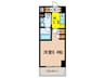 プラウドフラット西早稲田 1Kの間取り