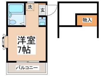 間取図 ネオプラザ白楽Ｂ