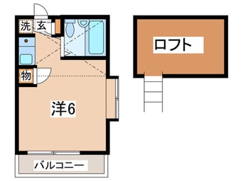 間取図 ネオプラザ白楽Ｂ