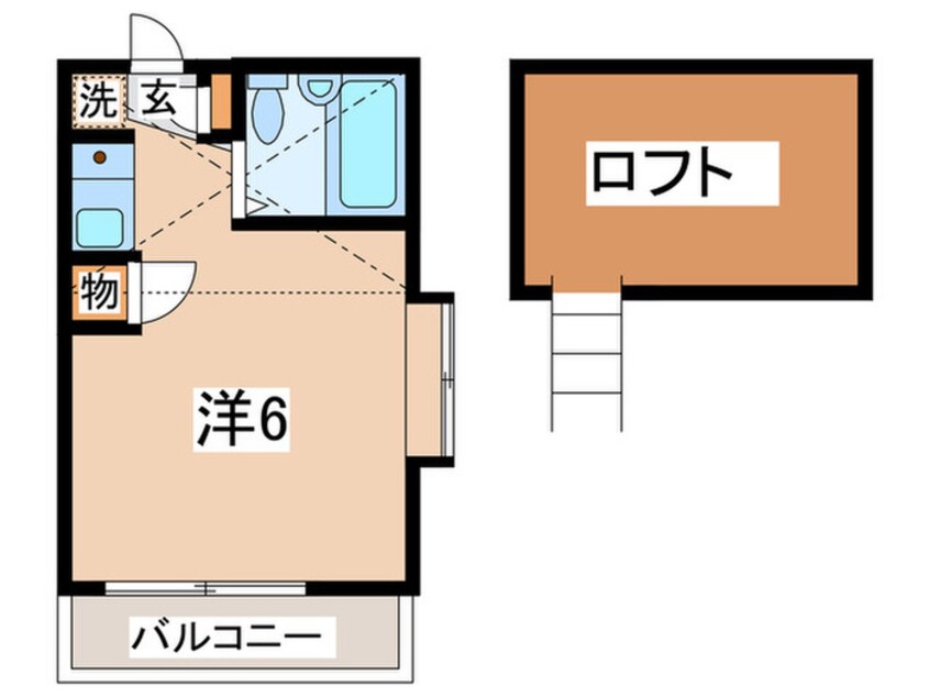 間取図 ネオプラザ白楽Ｂ