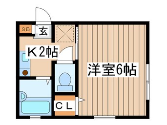 間取図 グリ－ンハウス宮坂（２０１）