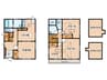 堀西戸建 4DKの間取り