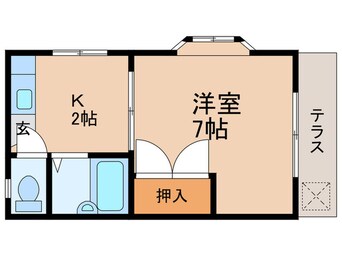 間取図 ヴィラ・エース