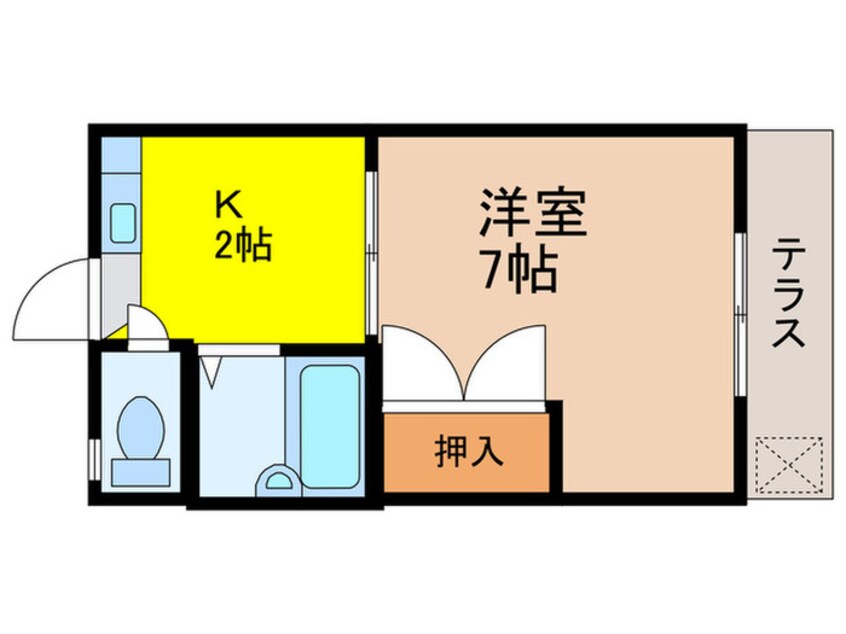 間取図 ヴィラ・エース