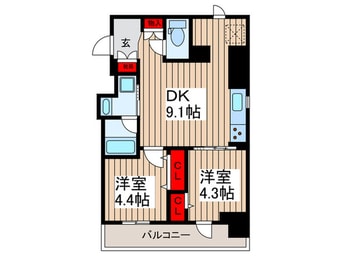 間取図 ルフレプレミアム押上イースト