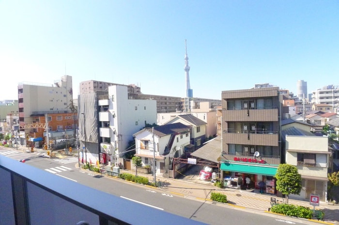 室内からの展望 ルフレプレミアム押上イースト