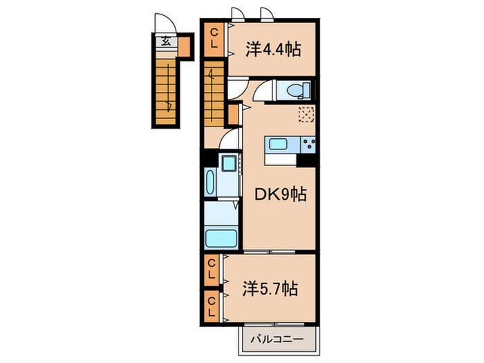 間取り図 アンジュール等々力